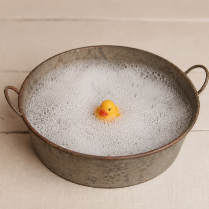 The Large BATH tub + yellow duck
