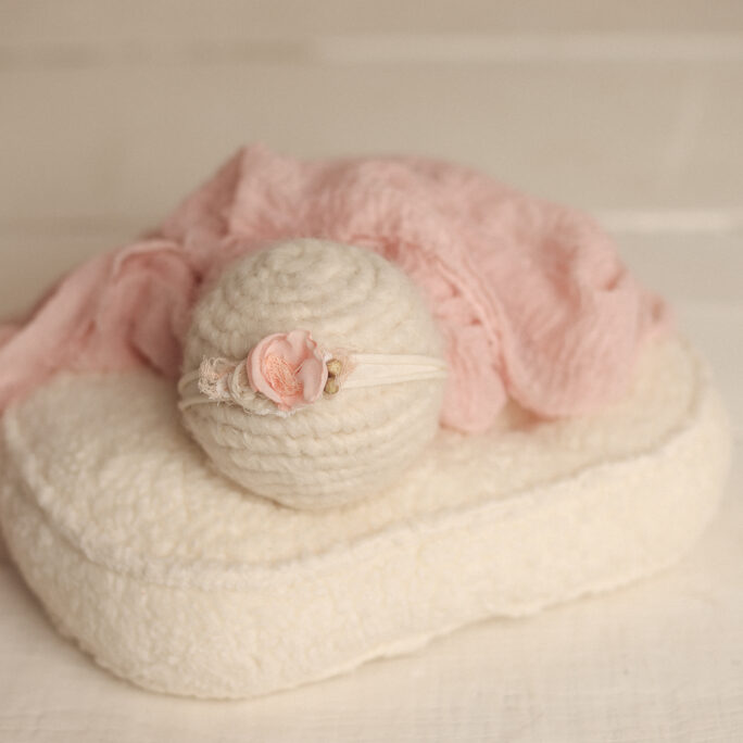 Mattress + Headband + pink Layer SET