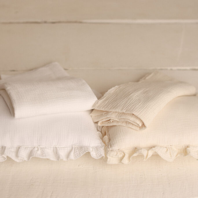Cotton texture Backdrop + Pillow