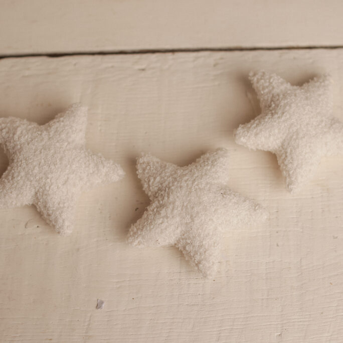 3 fluffy stars