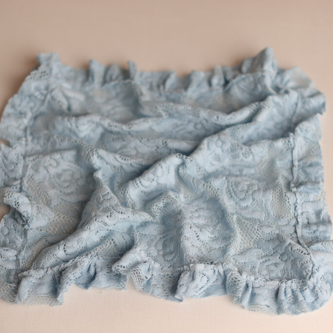 LAYER with fringe BLUE