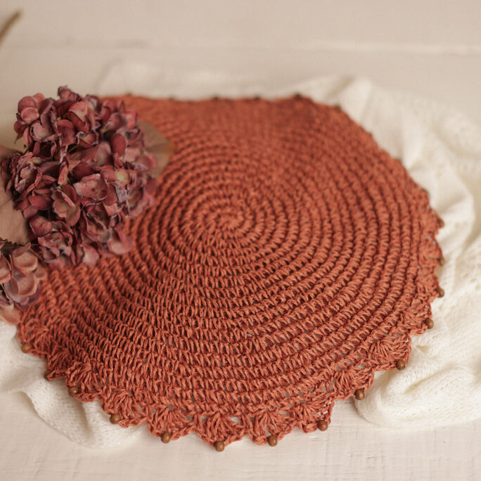round carpet - terra
