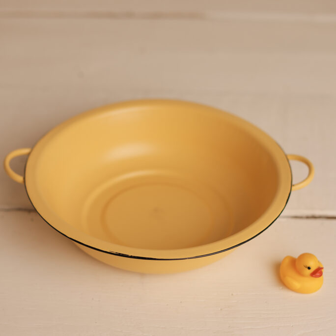 small yellow BATH tub + yellow duck