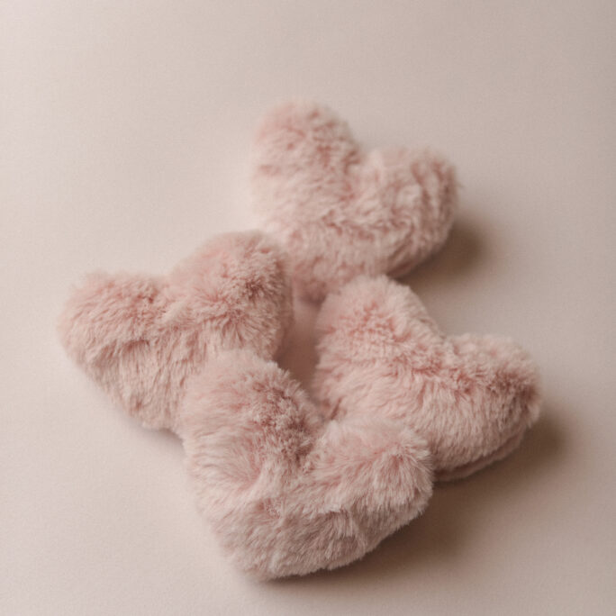 Teddy Heart - pink