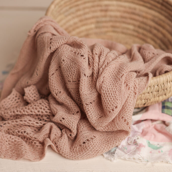 Cozy Cabin Layer | Backdrop DIRTY PINK