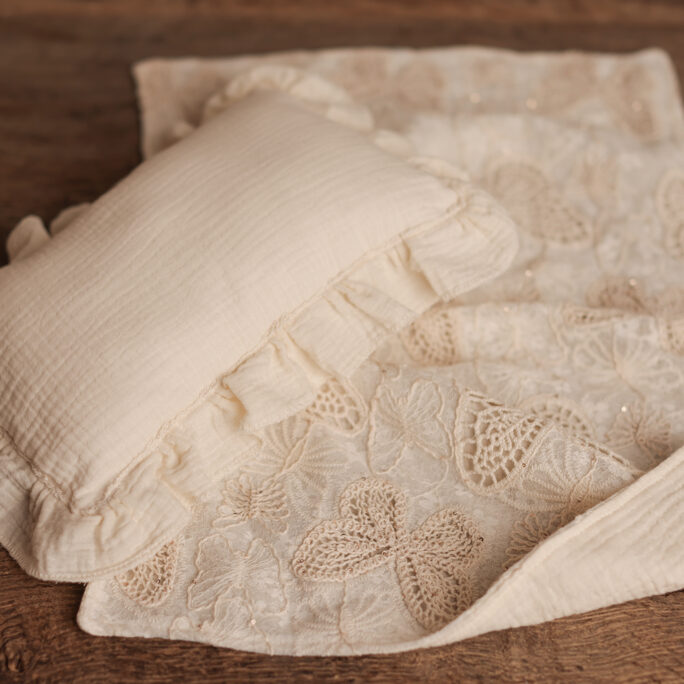 LIFESTYLE Pillow + Butterflies blanket