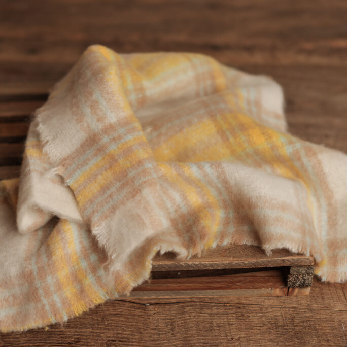 Cozy Blanket Yellow&White