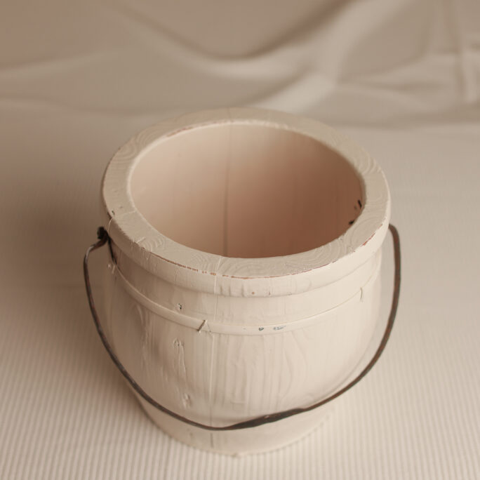one of a kind! HONEY BUCKET - IVORY