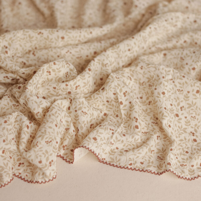 LARGE Meadow baby blanket
